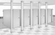 Toilet Partitions - Stainless Steel - Floor to Ceiling Mount Toilet Partitions - Stainless Steel - Floor to Ceiling Mount
